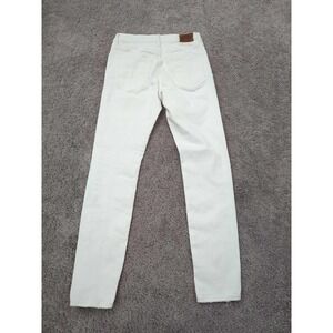 Purple Brand Jeans Womens 27" White P001 Mid Rise Cotton Blend Jegging Stretch